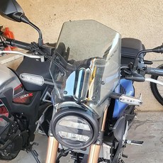 CB125R CB300R CB250R 2018 2019 2020 2021 2022 윈드스크린 플라이스크린 프론트 윈드 스크린 바이저 라이트 스모크 장착 브래킷이 있는 오토바이, 가벼운 연기
