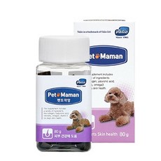 기타 [펫또마망]피부건강에도움 강아지영양제 강아지피부영양제 80g, 1개