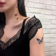 경스패밀리 나비 타투스티커 A6, 1_SJCOMM, S현재옵션선택됨S_SJCOMM