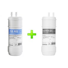 쿠쿠 정품 정수기 카본복합필터+ 나노포지티브 필터/ 1세트 (HJ솔B 증정), 1개, 카본복합필터+ 나노포지티브 필터