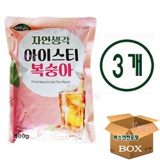 희창유업 자연생각 아이스티 복숭아, 900g, 1개입, 3개