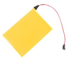 LED 발광 패널 백라이트 전기 El DC12V 인버터 15x13.5cm 1PC, Yellow, 1개