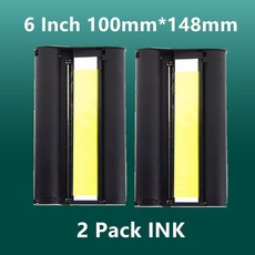 6인치 잉크 카트리지 KP-108IN 용지 세트 Canon Selphy CP1300 CP1200 CP910 CP900 포토 프린터 KP-36IN, CHINA, 2Pack Ink