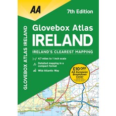 Glovebox Atlas Ireland Paperback, AA Publishing, English, 9780749582296