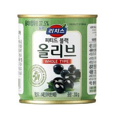 리치스 블랙 올리브 홀 200gx12캔 머치바잉, 200g, 12개