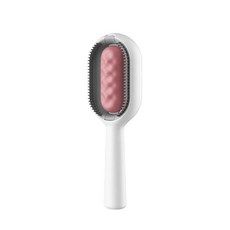 강아지 고양이용 긴 털제거브러시 실리콘 반려동물 그루밍 빗 닦기, 1개