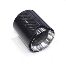 실버 탄소 배기 팁 M2 M3 M4 M5 M6 성능 Bmw F87 F80 F82 F83 F90 머플 노즐 테일용 1 개, 1) silver 60mm-93mm