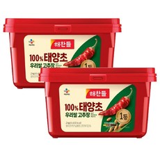 해찬들 태양초 고추장2kg 2kg 2개 상품 이미지
