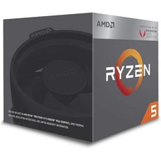 AMD 라이젠 5 2400G 프로세서 Radeon RX Vega 11 그래픽 탑재, 옵션