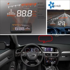 아우디 A3 용 OBD HUD 헤드업 디스플레이 자동차 DIY 안전 화면 플러그