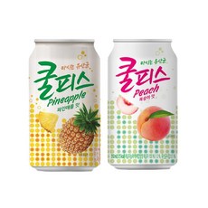 동원 쿨피스 복숭아맛350ml 12캔+파인애플맛350ml 12캔, 1세트, 350ml