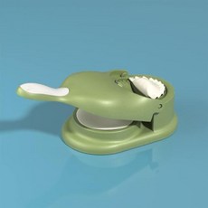 만두기계 만두피 메이커 만두 성형 기계 프레스 다기능 DIY 몰드 수동 래퍼 엠파나다 in, 1) Green, 1개
