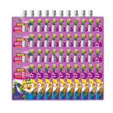 팔도 뽀로로 비타플러스 포도 100ml 20팩 +20팩 40팩
