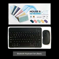블루투스 무선 키보드 마우스 세트 미니 듀얼 모드 키트 안 이드 IOS 윈도우용 충전식 2.4G