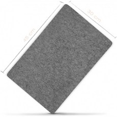 스페인직송 덴크 프리미엄 - 100% 버진 울 다림질 매트 스팀 아이언 내열성 반사 1.3cm x 45cm x 30c, 단일옵션