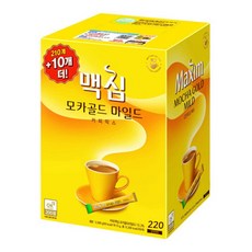  맥심 모카골드 커피믹스 220T (210T+10T), 12g, 1개, 상세페이지 참조, 1 