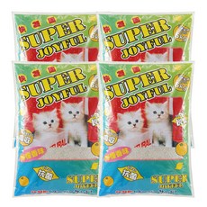 [조이풀] 슈퍼 고양이 모래 5kg X 4개