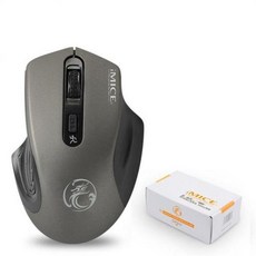 무선게이밍마우스 게이머 충전식 인체공학적 무소음 PC 노트북용 USB 컴퓨터, 없음, 8) Style H