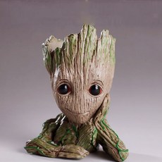 그루트 트리 수제 화분 장식소품 인테리어 마블캐릭터, E 14cm_Groot 시리즈