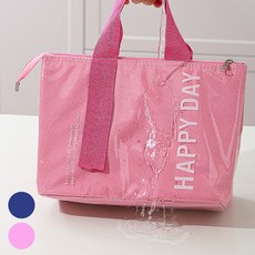 미톤토 아이스 소프트 쿨러백 골프 도시락 이유식 보냉 백 가방, 핑크