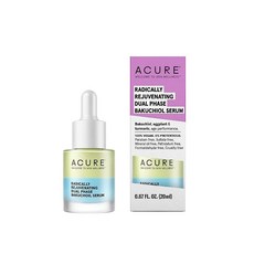 Acure Dual Phase Bakuchiol Serum 어큐어 듀얼 페이즈 바쿠치올 세럼 0.67floz 20ml 2팩, 2개