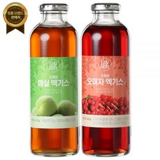 초록원 매실엑기스660g + 오미자엑기스660g [원산지:국산], 2개