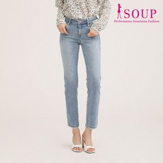 SOUP [53%할인] 인디고데님팬츠