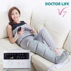 닥터라이프 공기압 4구 일반형커프 종아리 다리 허리 사지압박순환장치 (다리+허리SET), DOCTORLIFE V7