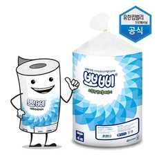 뽀삐 도톰한 점보롤 화장지 200m, 3롤, 2개