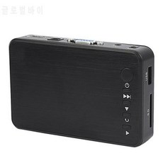 HDMI 하드 디스크 플레이어 휴대용 1080P Full HD 미디어 플레이어 USB2.0 S, 상세내용참조