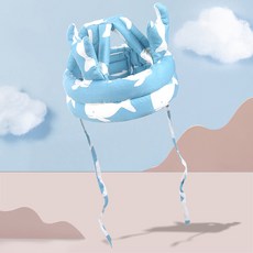 [해외 직송]다소미얼 머리보호대 망가짐 방지기 아기 머리베개 아기 걸음마 헬멧 XZ34 A28, 07 블루