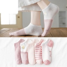 여자발목양말순면컬러