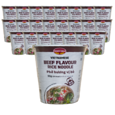 베트남 컵 쌀국수 소고기맛, 55g, 6개