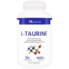 [미국빠른직구] 마이라이프 내추럴스 엘 타우린 1000mg 180정, 1개