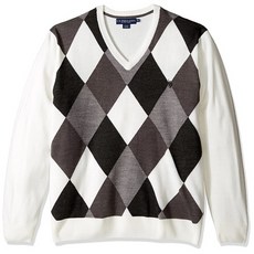 해외 폴로 U.S. Polo Assn. Mens Soft Acrylic Argyle V-Neck Sweater PROD2060000421 스웨터