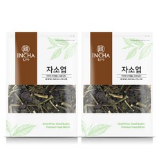 인차 국내산 말린 자소엽 차즈기 잎 차, 2개, 300g