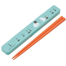 스케이터 (skater) 젓가락 젓가락 상자 세트 18cm 무민 컬러 일본제 ABC3, 1개, 상세페이지 참조