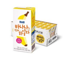 매일유업 바나나는 원래 하얗다 우유, 190ml, 57개