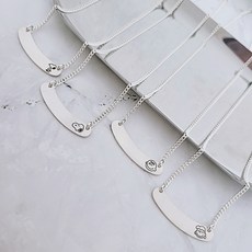 [미아실버] 소세지 스틱 스누피 목걸이, 1개, 참장식추가