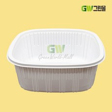 [그린몰]실링용기 15156 800ml 백색 1200개 JH, 1개