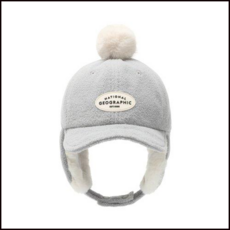 [매장정품] 내셔널지오그래픽 키즈 K234KHA130 플리스귀달이캡 GREY 461580 - 내셔널지오그래픽귀달이모자