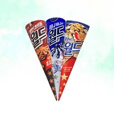 월드콘 3종 24개 바닐라 초코 쿠앤크, 월드콘 초코 1박스 24개입, 160ml