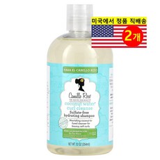 Camille Rose 모발 두피 관리용 코코넛 워터 컬 클렌즈 하이드레이팅 샴푸, 2개, 354ml