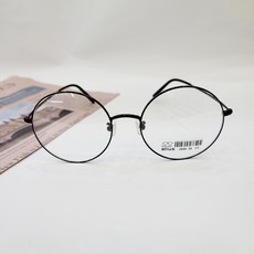 동그리 안경 빅사이즈 블랙 ALIUS 0556 56