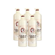 꽃을든남자 우유 바디샤워 1000ml X 5개, 단품