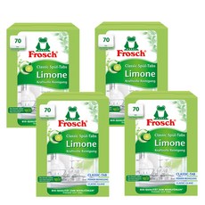 프로쉬 독일 식기세척기세제 그린레몬 클래식 70개입 4개