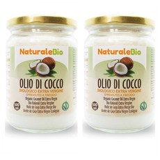 NaturaleBio 내추럴바이오 엑스트라 버진 코코넛 오일 500ml 2팩, 2개
