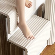 부착식 바닥패드 미끄럼매트 소음 계단매트 방지 흡음, 1개, (2미터) 폭 200mm 두께 10mm 회색