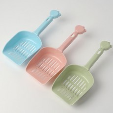 손쉬운 고양이똥치우기 고양이모래갈이 고양이촘촘삽 10x26cm, 1개