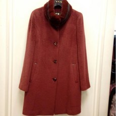 고세알파카밍크코트